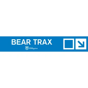 Bear Trax Trail Sign