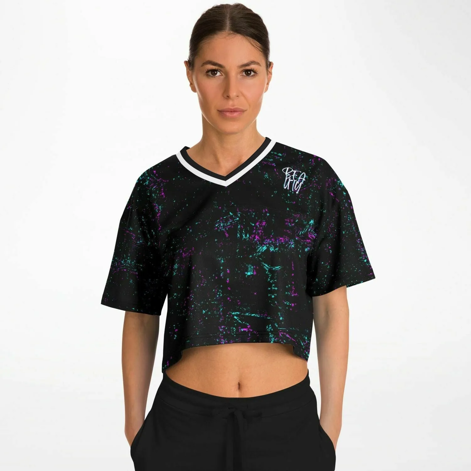 Beauty Premium Fashion Women's Cropped Football Jersey