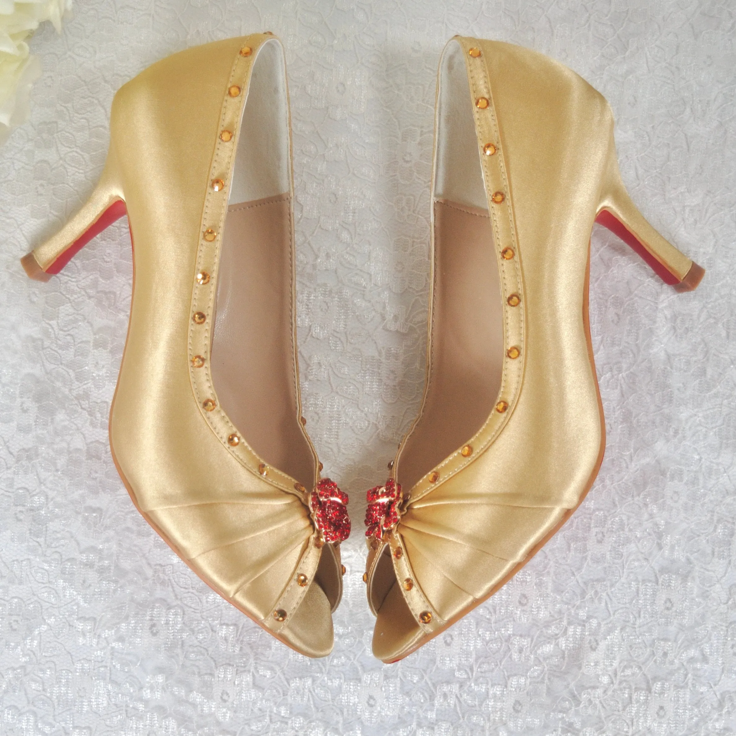 Belle -  Princess Inspired Costume Shoes UK7/US9.5