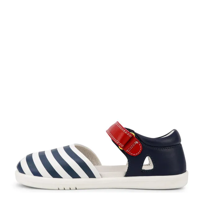 Bobux Kid   KP Twist Open Toe Sandal Navy