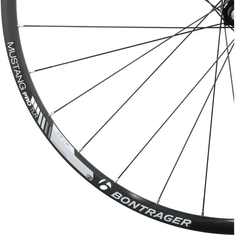 Bontrager Mustang Pro TLR Boost 29" Front Wheel, Centerlock disc, Thru Axle