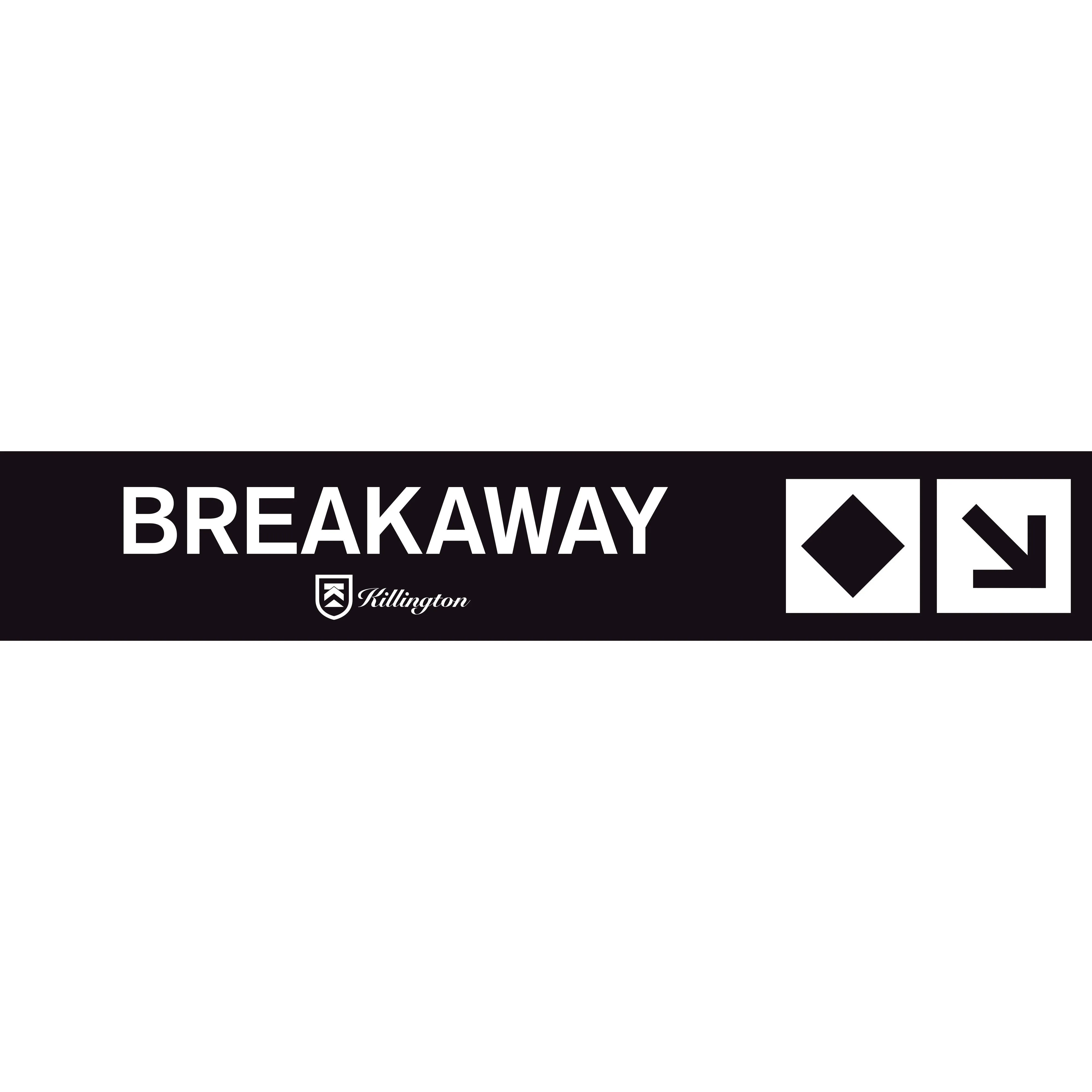 Breakaway Trail Sign