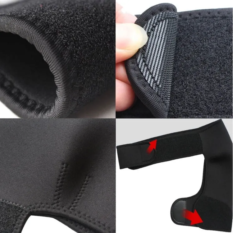 Breathable Adjustable Shoulder Support Brace Unisex Sport Compression Brace Strap Wrap Shoulder Belt, Size:Left Shoulder