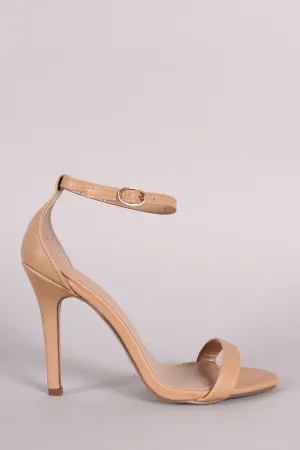 Breckelle Classic Duo Strap Stiletto Heel