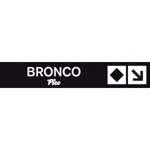 Bronco Trail Sign