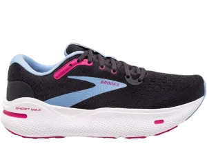 Brooks Ghost Max Ladies Running Shoe (Ebony/Open Air/Lilac Rose)