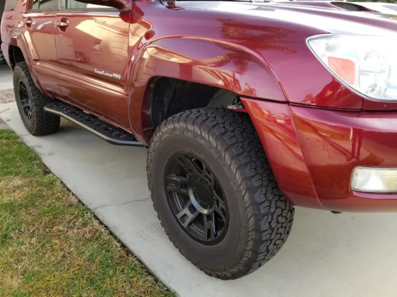 Cali Raise LED 2003-2009 TOYOTA 4RUNNER STEP EDITION BOLT ON ROCK SLIDERS