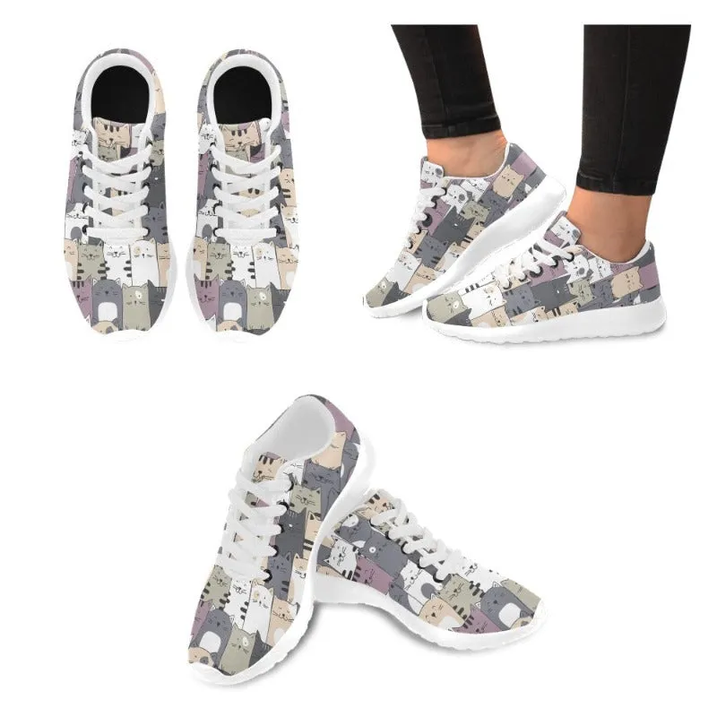 Cat Pattern Women's Sneakers