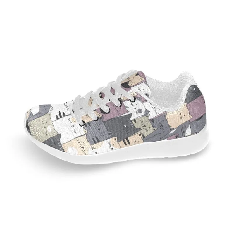 Cat Pattern Women's Sneakers