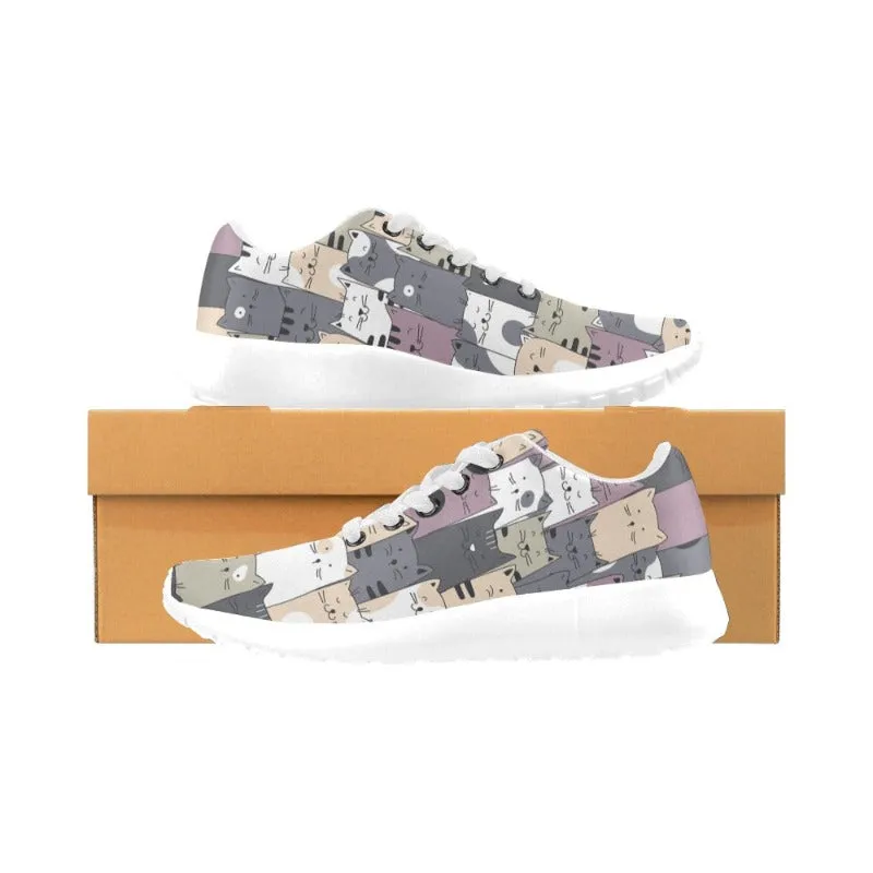 Cat Pattern Women's Sneakers