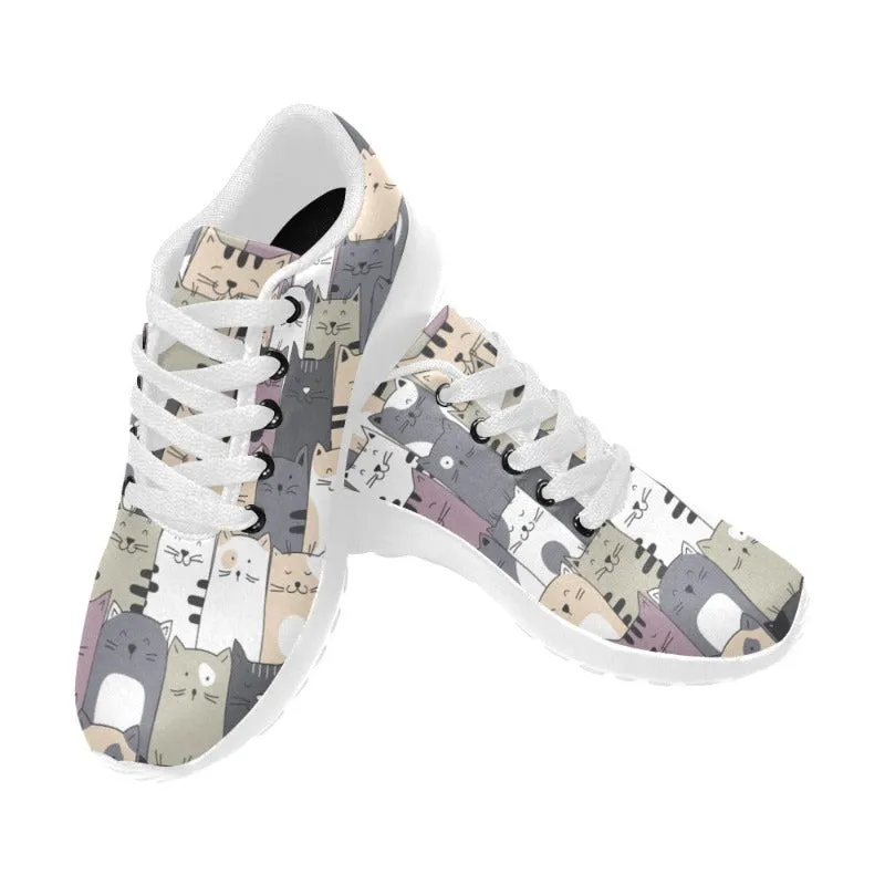 Cat Pattern Women's Sneakers