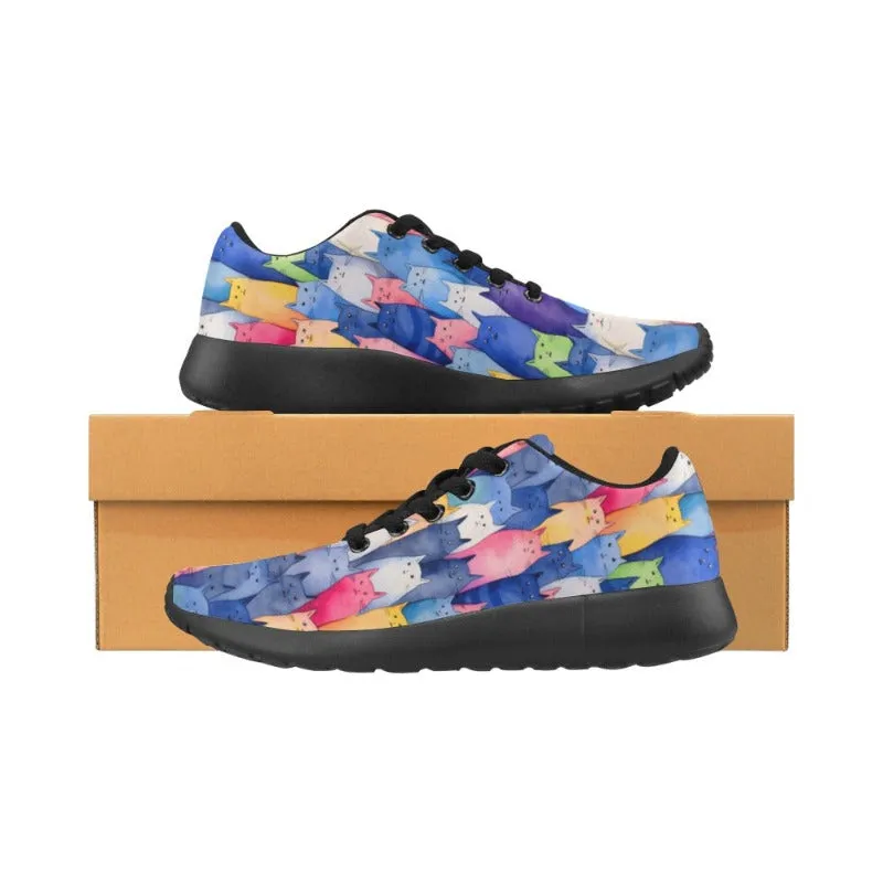 Cat Print Women's Sneakers