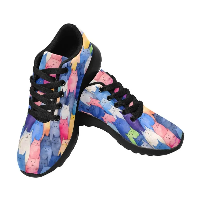 Cat Print Women's Sneakers