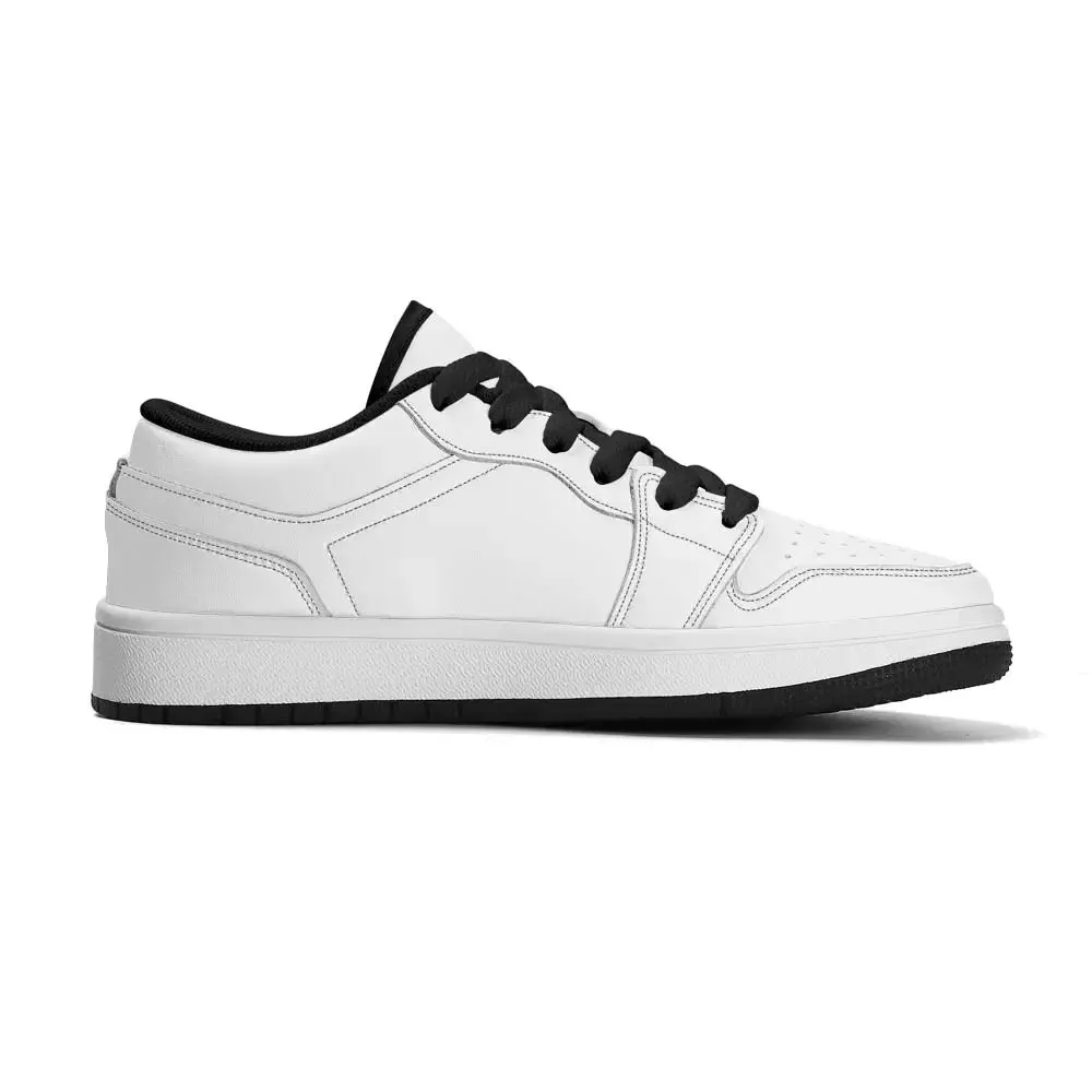 Children Premium Low Top Leather Sneakers