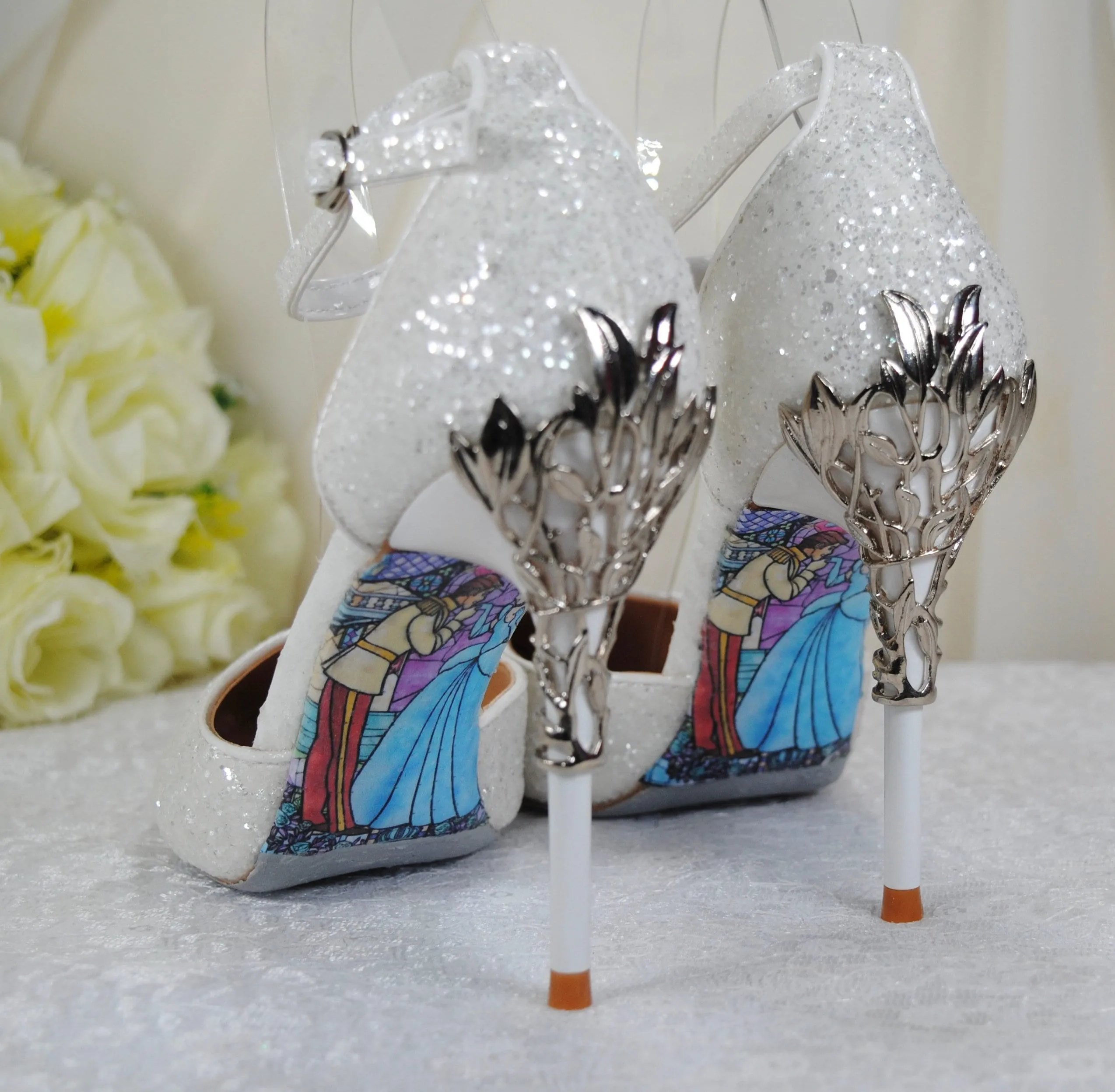 Cinderella Glitter Sandals