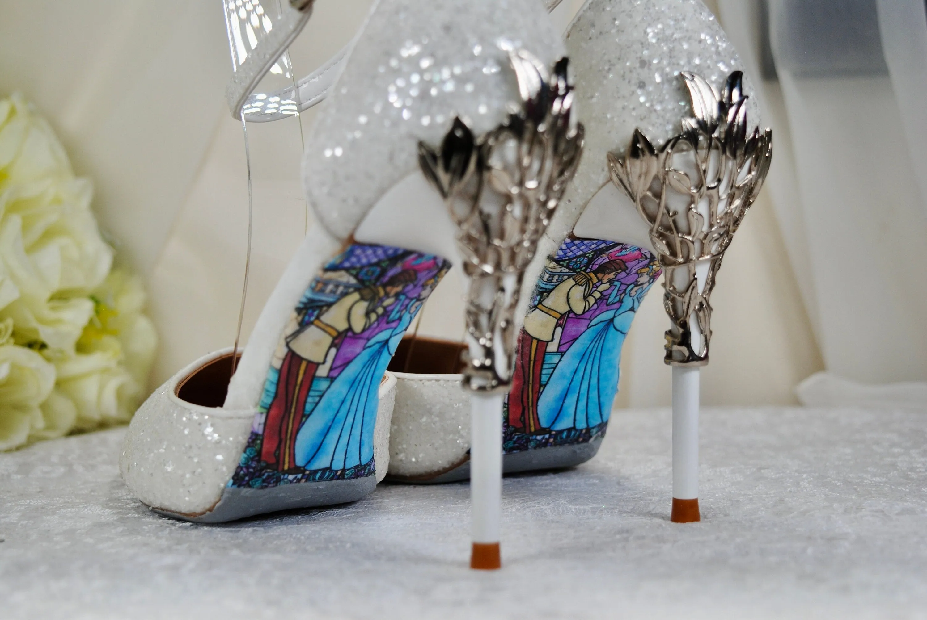 Cinderella Glitter Sandals