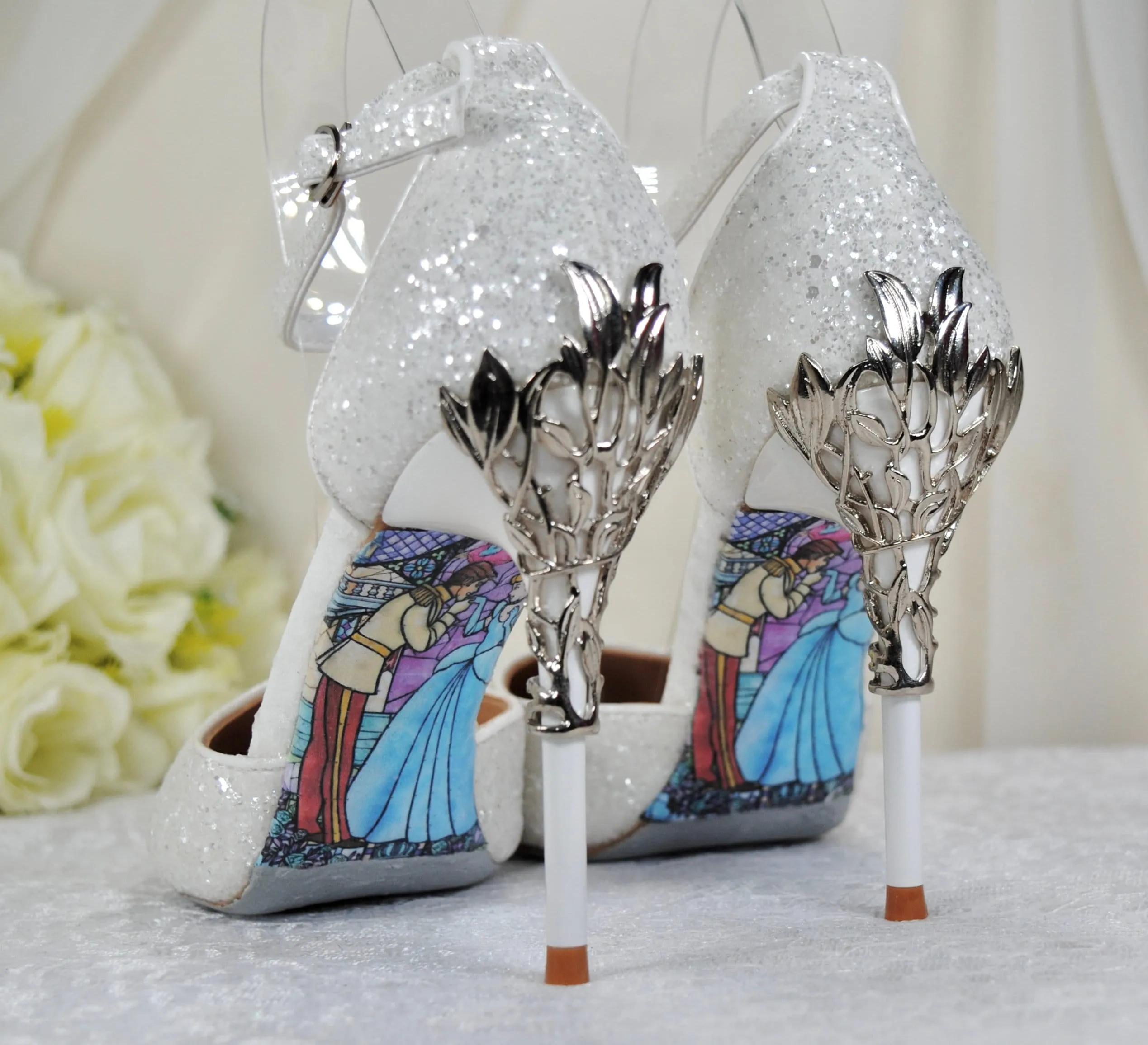 Cinderella Glitter Sandals