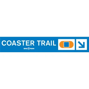 Coaster Mountain Bike Trail Sign