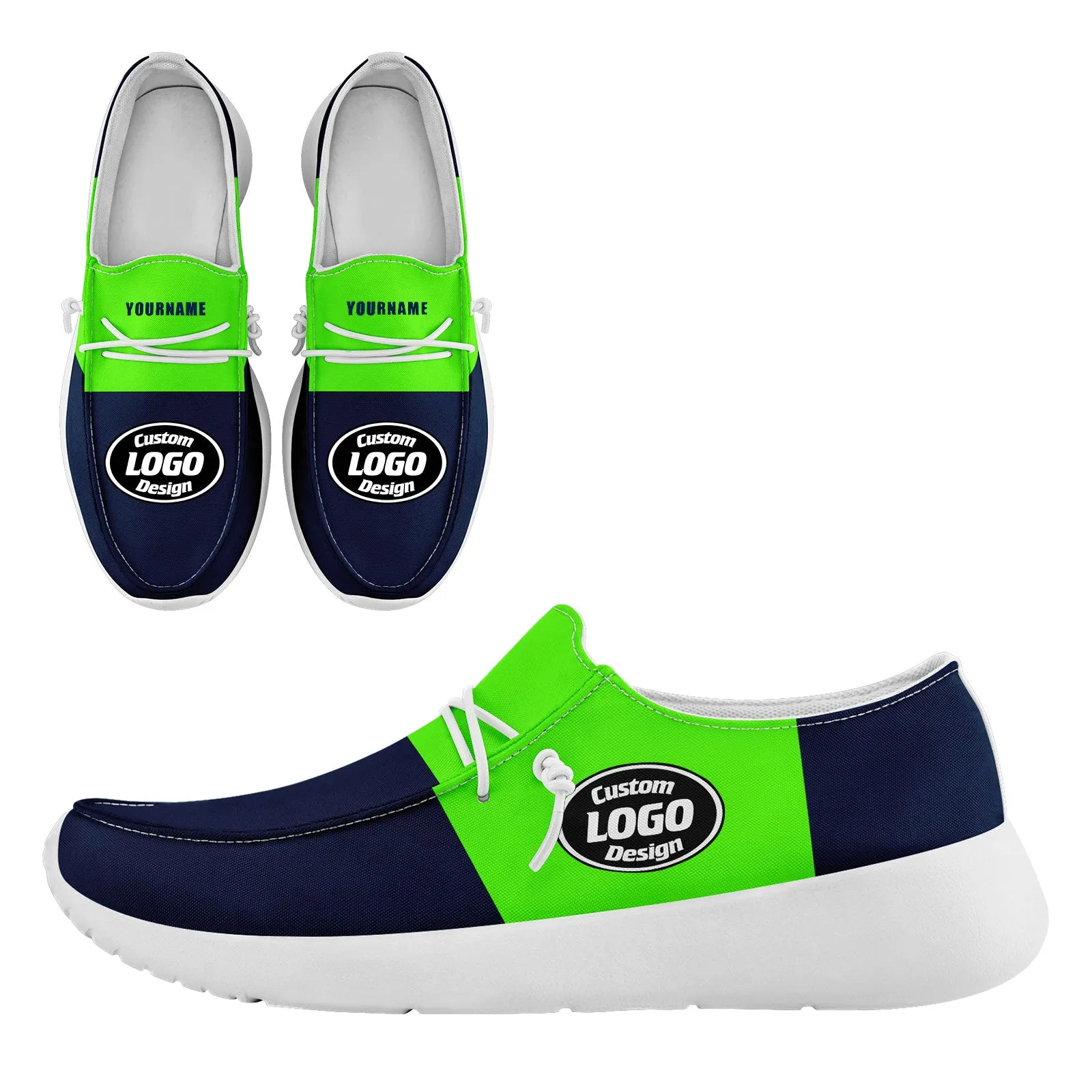 Custom Blue Green Seattle Jacket and Sports Shoes Combo Offer Personalized Combo ZH-D020294-27