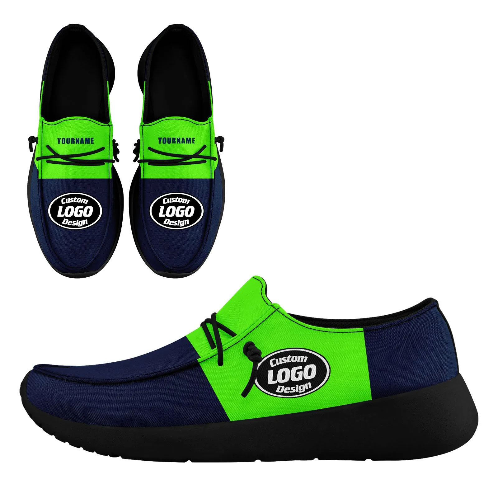 Custom Blue Green Seattle Jacket and Sports Shoes Combo Offer Personalized Combo ZH-D020294-27