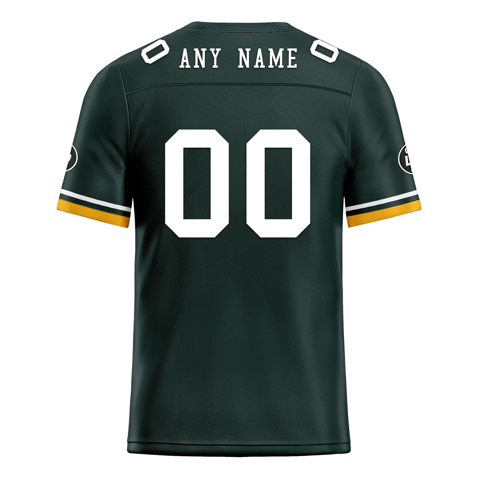 Custom Green Yellow Green Bay Football Jersey and Firesoul Sports Shoes Combo Offer Personalized Combo ZH-D020273-13