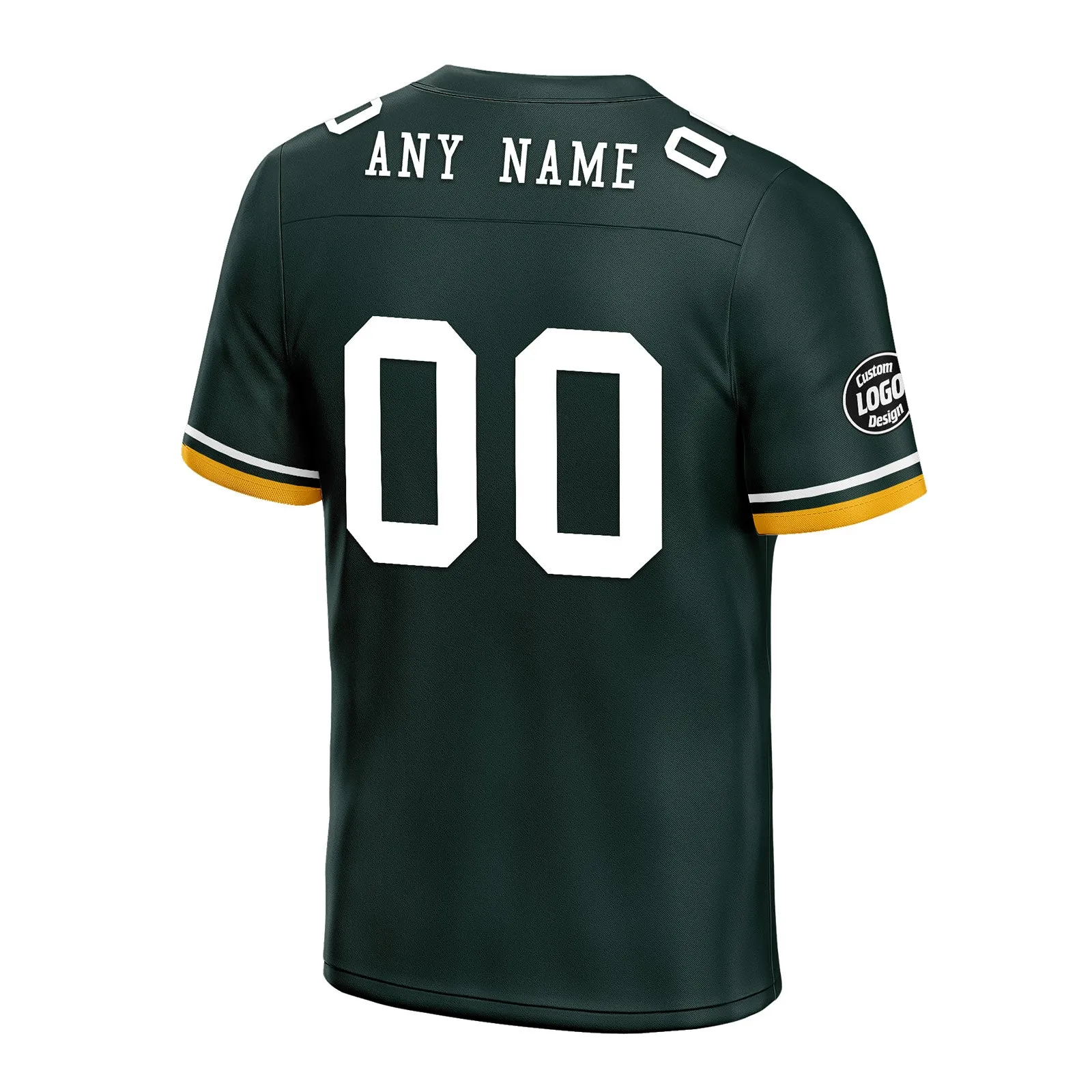 Custom Green Yellow Green Bay Football Jersey and Firesoul Sports Shoes Combo Offer Personalized Combo ZH-D020273-13