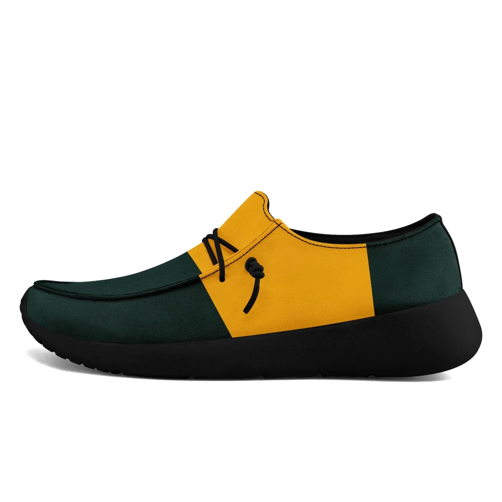 Custom Green Yellow Green Bay Jacket and Sports Shoes Combo Offer Personalized Combo ZH-D020294-13