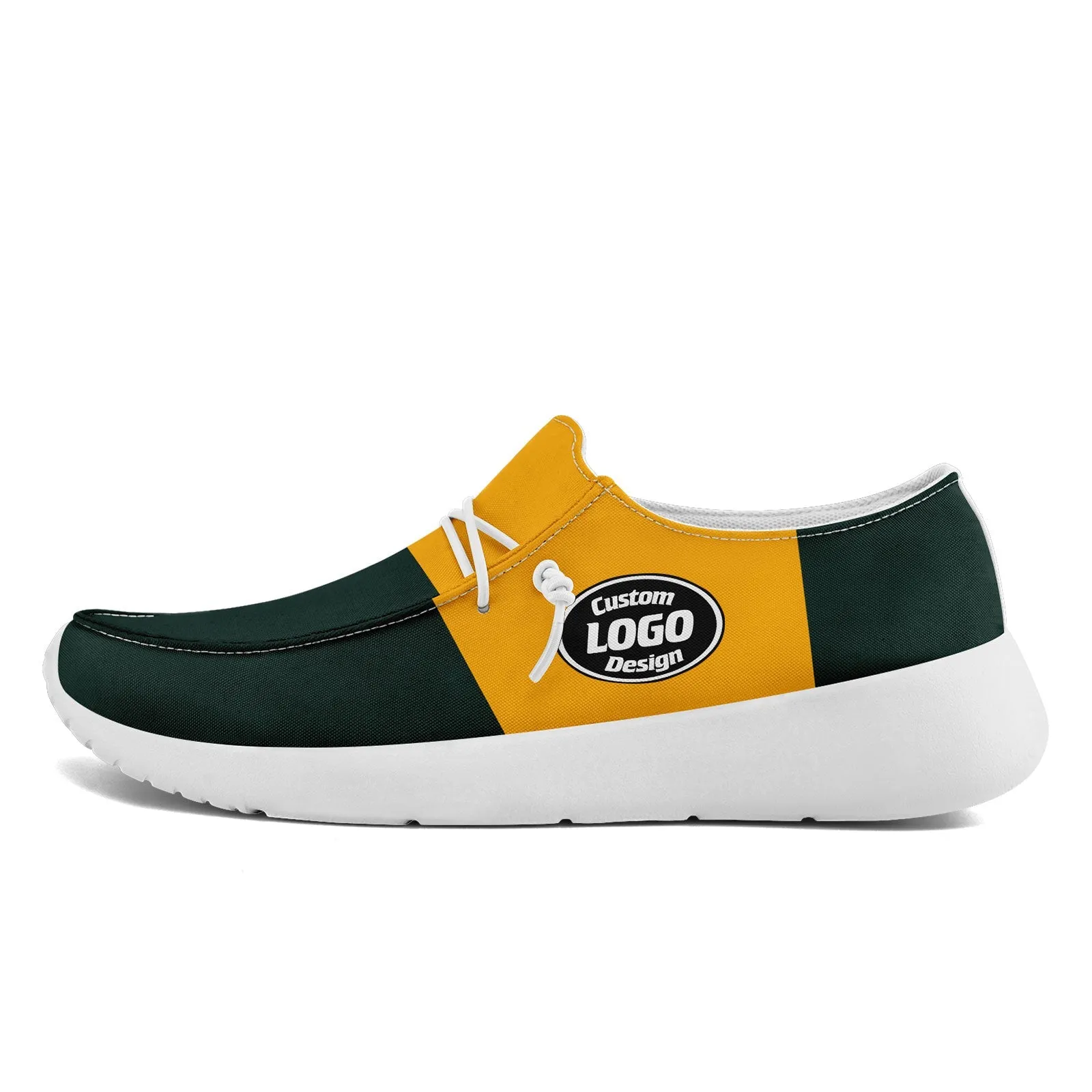 Custom Green Yellow Green Bay Jacket and Sports Shoes Combo Offer Personalized Combo ZH-D020294-13