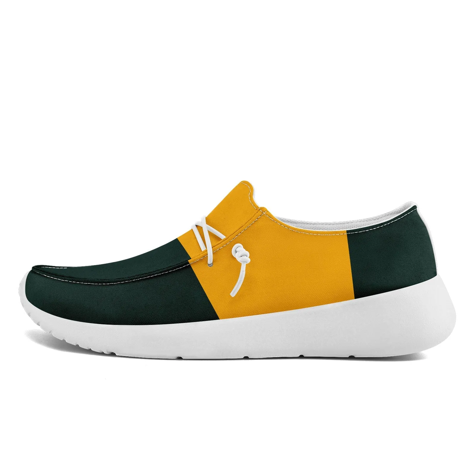 Custom Green Yellow Green Bay Jacket and Sports Shoes Combo Offer Personalized Combo ZH-D020294-13