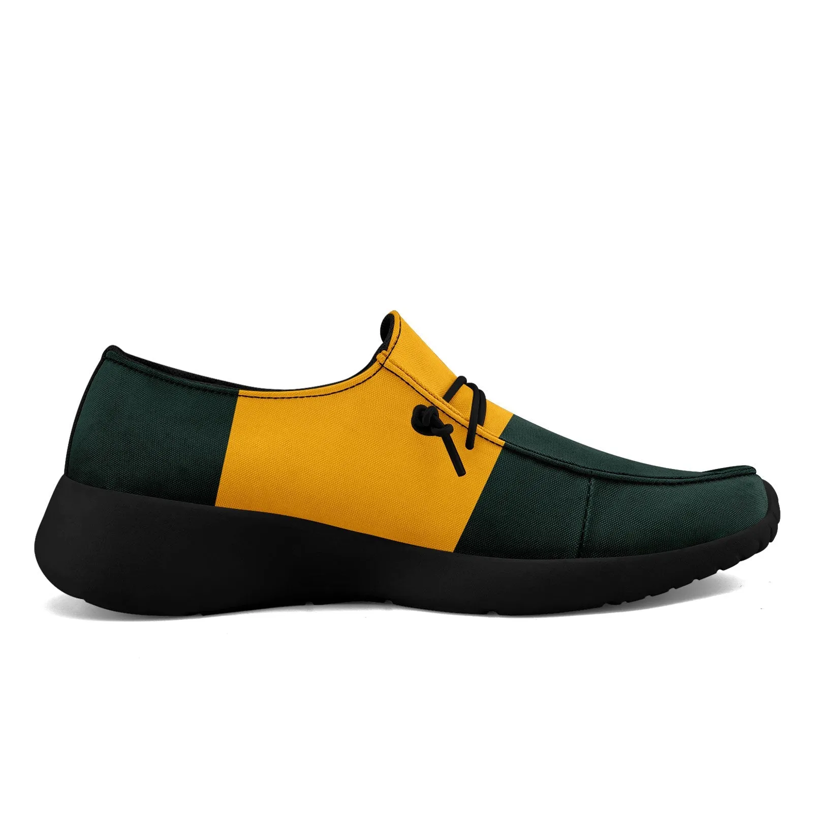 Custom Green Yellow Green Bay Jacket and Sports Shoes Combo Offer Personalized Combo ZH-D020294-13