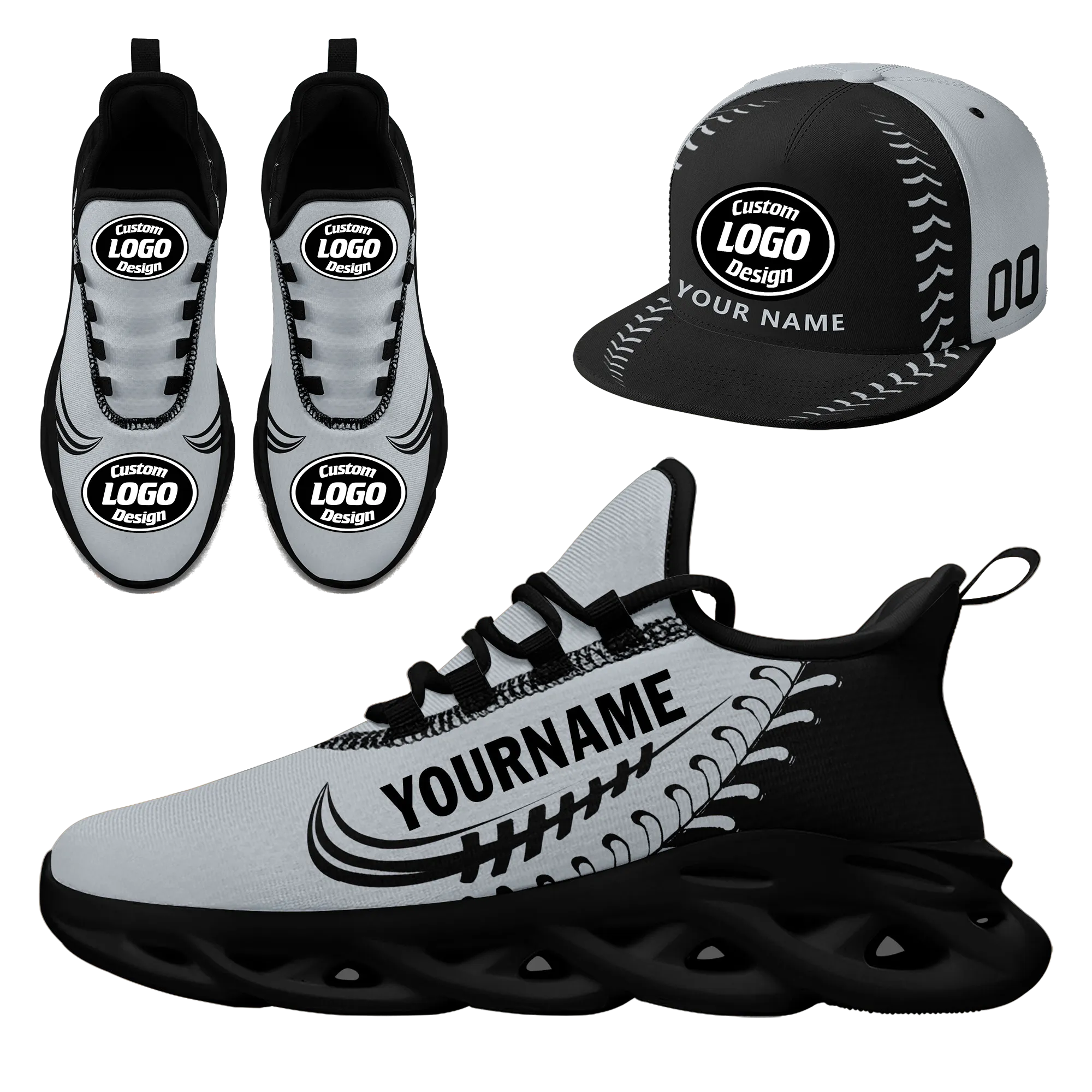 Custom MaxSoul Shoes and Hat Combo Personalized JH-bd0b00ea-d