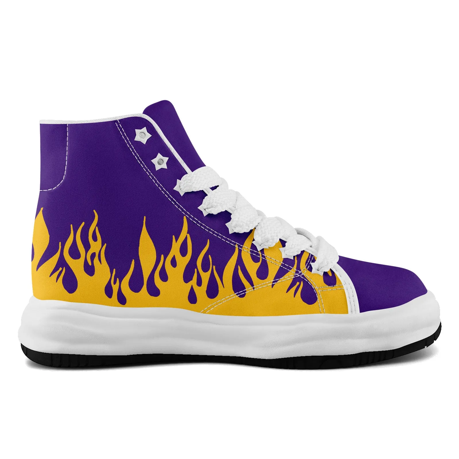 Custom Purple Yellow Minnesota Football Jersey and Firesoul Sports Shoes Combo Offer Personalized Combo ZH-D020273-17