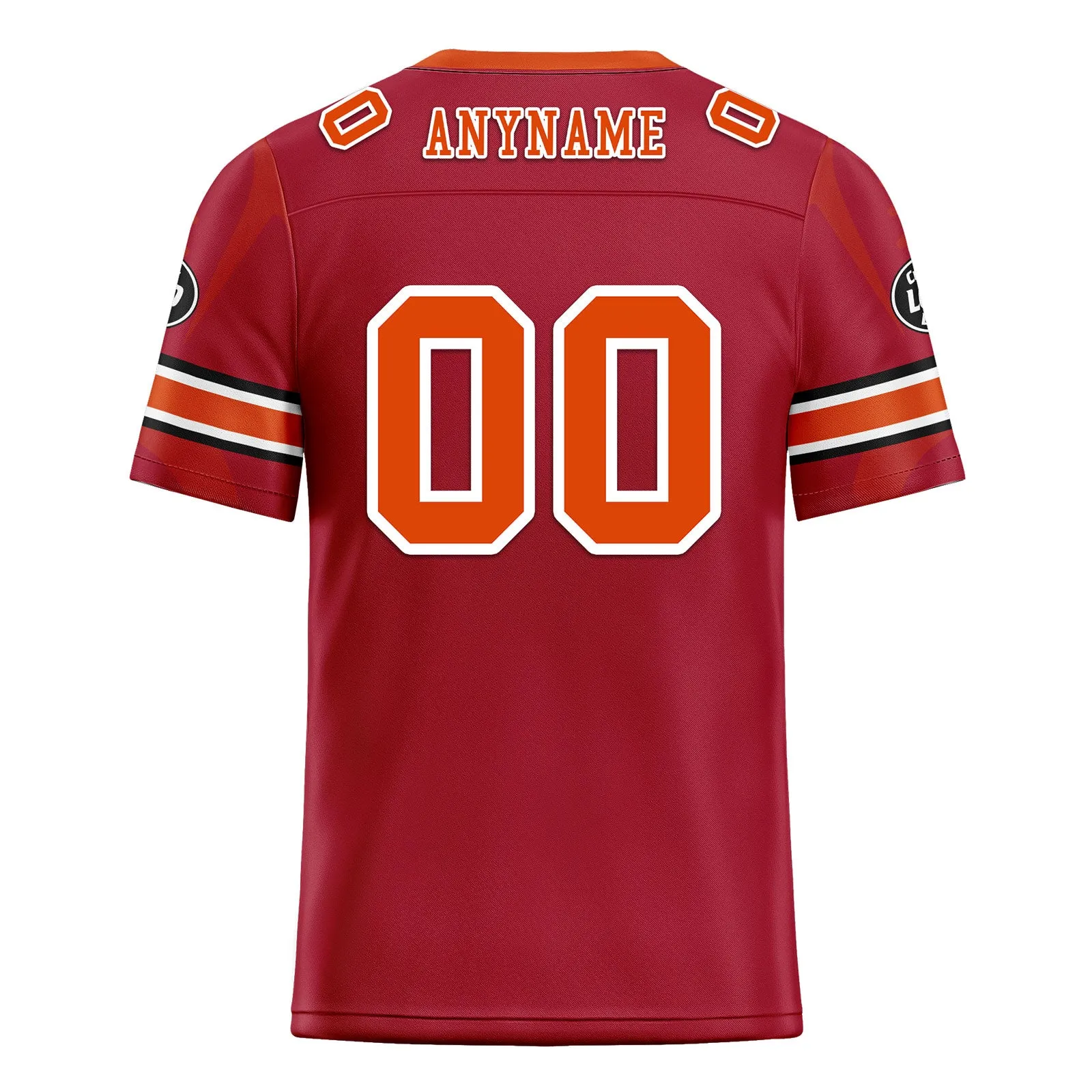 Custom Red Tampa Bay Football Jersey and Sports Shoes Combo Offer Personalized Combo ZH-D025008-28