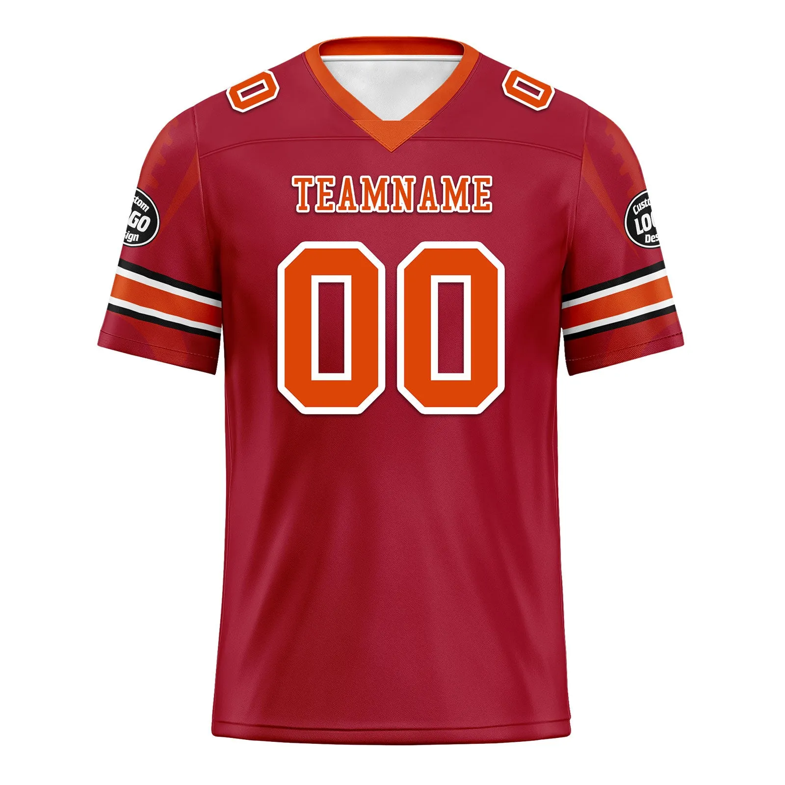 Custom Red Tampa Bay Football Jersey and Sports Shoes Combo Offer Personalized Combo ZH-D025008-28