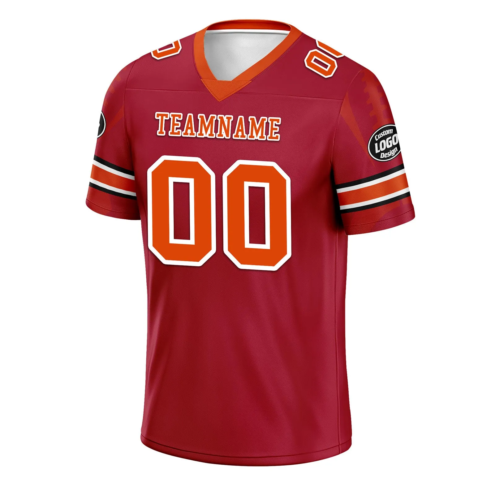 Custom Red Tampa Bay Football Jersey and Sports Shoes Combo Offer Personalized Combo ZH-D025008-28