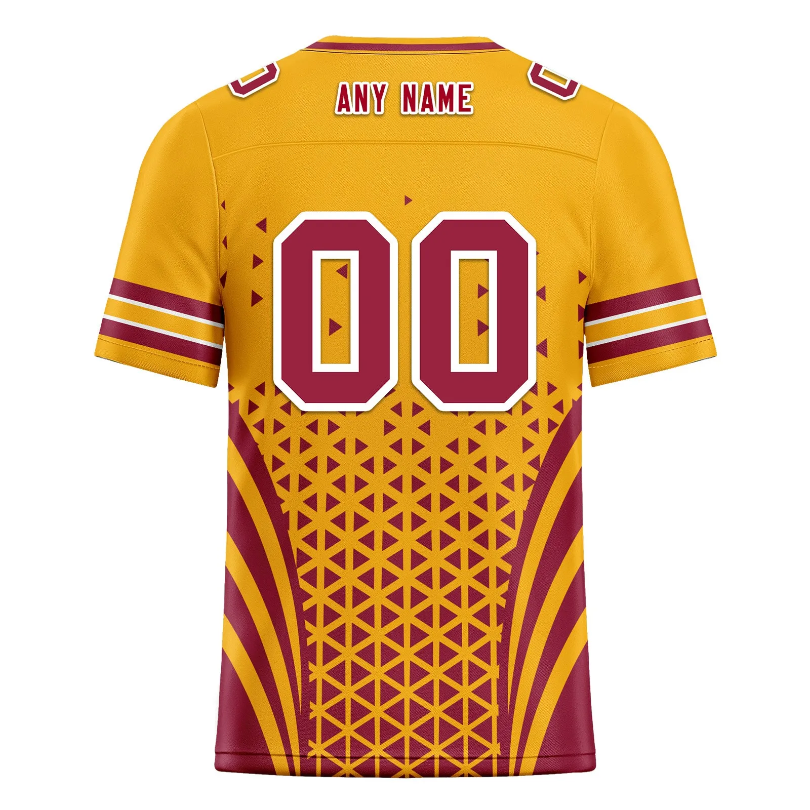 Custom Red Yellow Arizona Football Jersey and Sports Shoes Combo Offer Personalized Combo ZH-D023031-1