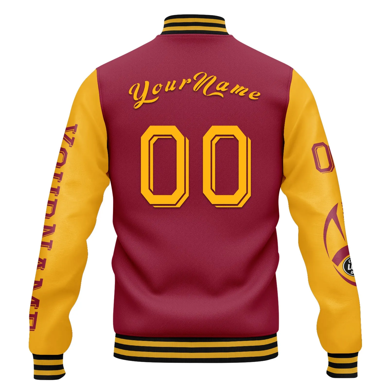 Custom Red Yellow Black Arizona Jacket and Sports Shoes Combo Offer Personalized Combo ZH-D020294-1