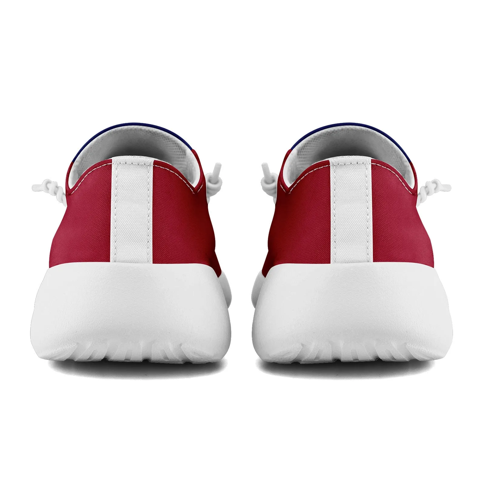 Custom White Red Blue New York Jacket and Sports Shoes Combo Offer Personalized Combo ZH-D020294-21