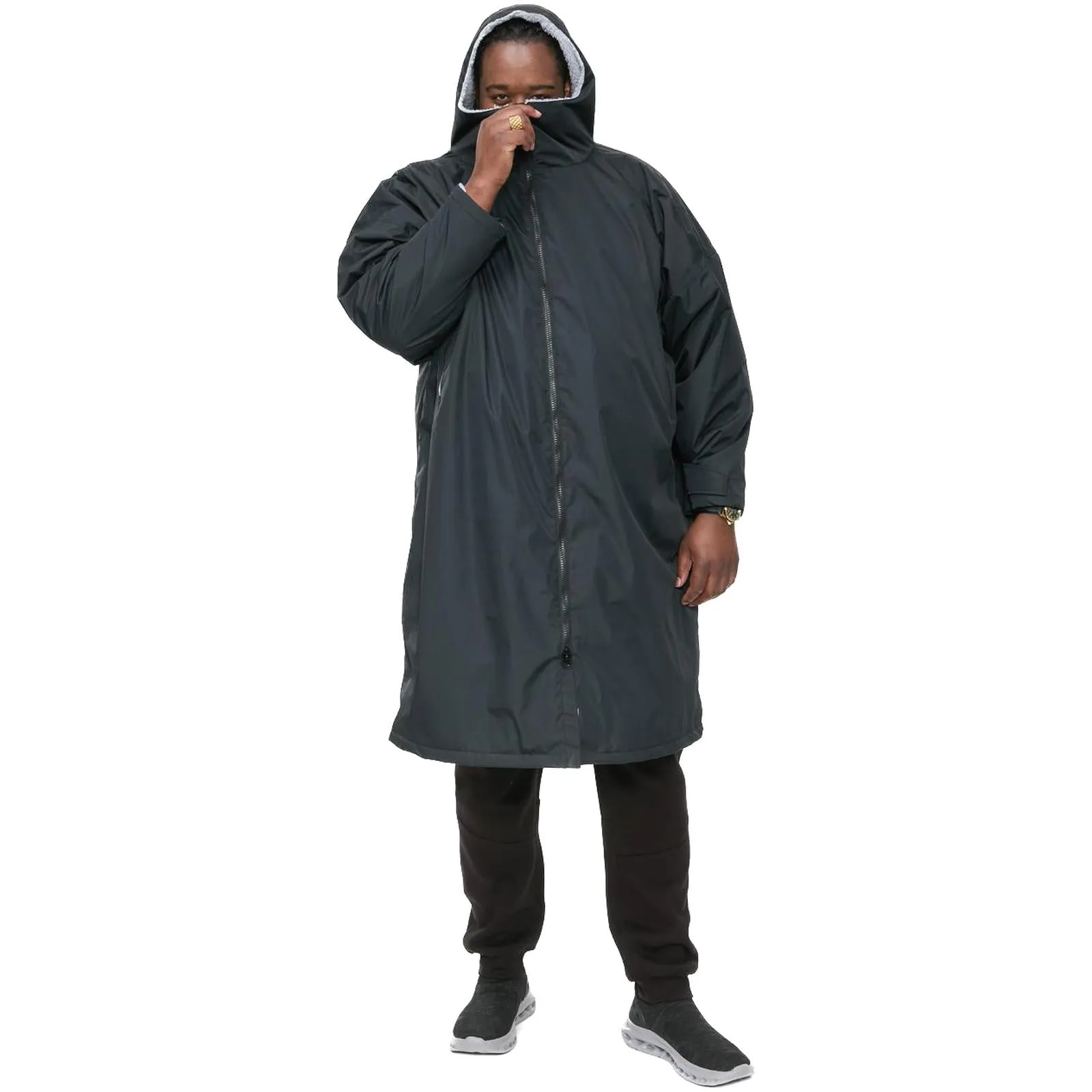 D555 Mens Webber Big & Tall Hooded Changing Robe