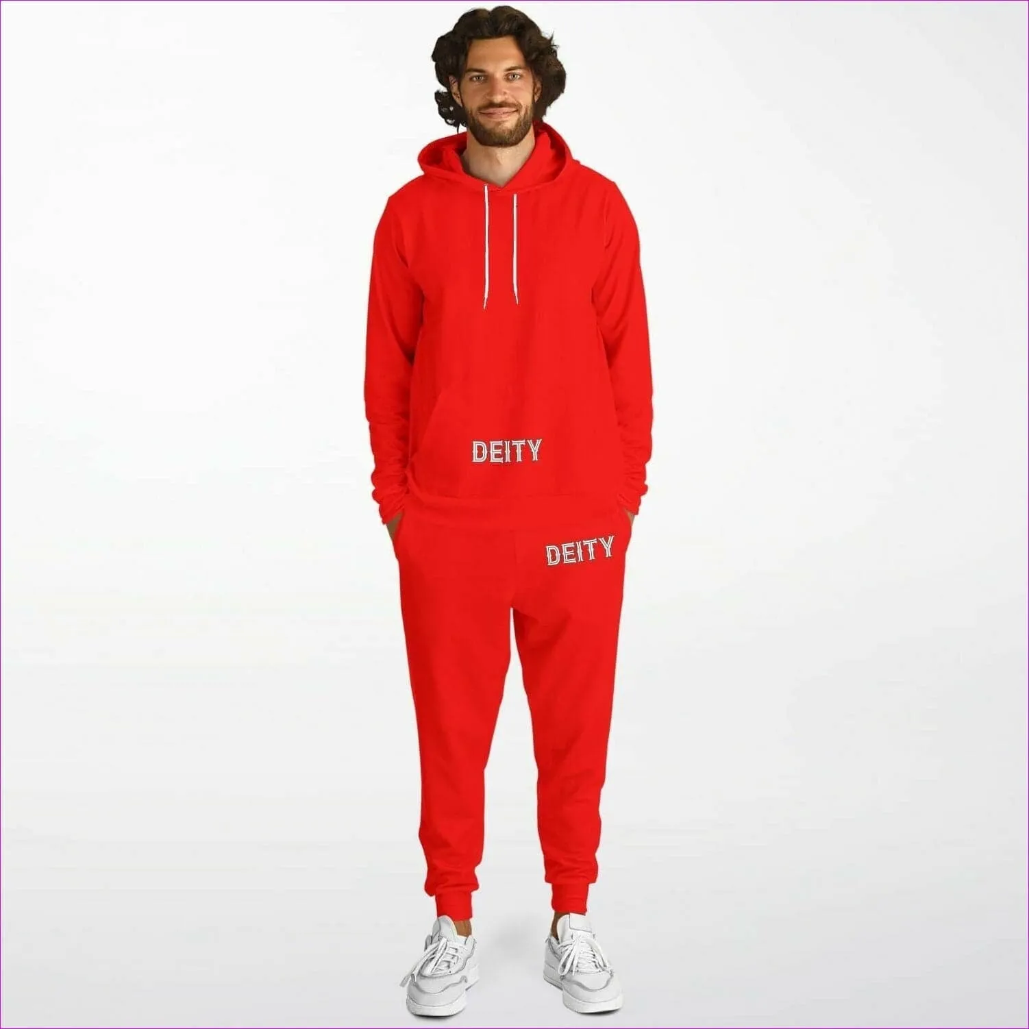 Deity Premium Red Athletic Jogging Suit