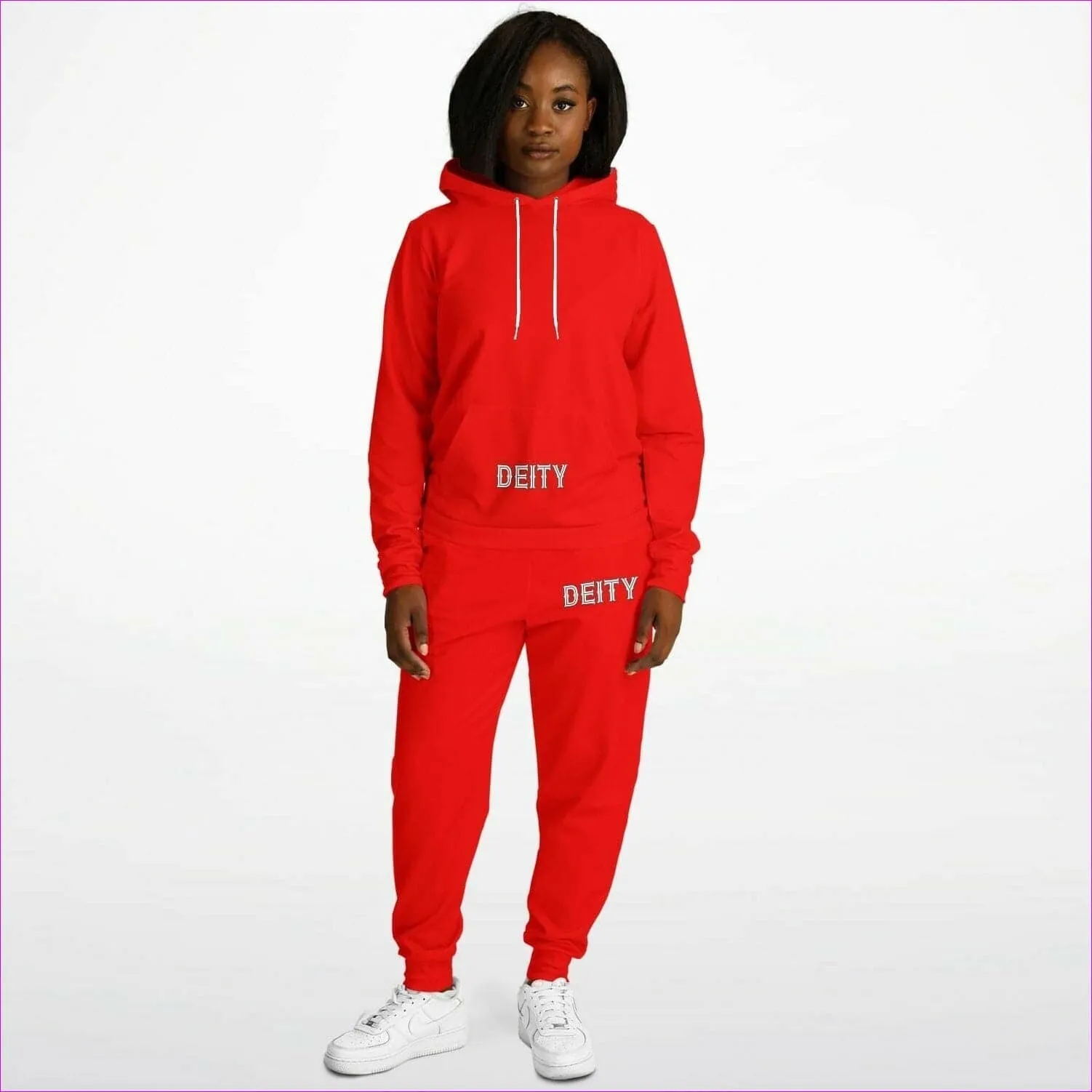 Deity Premium Red Athletic Jogging Suit