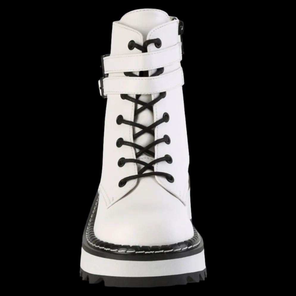 DemoniaCult LILITH 152 Boots White