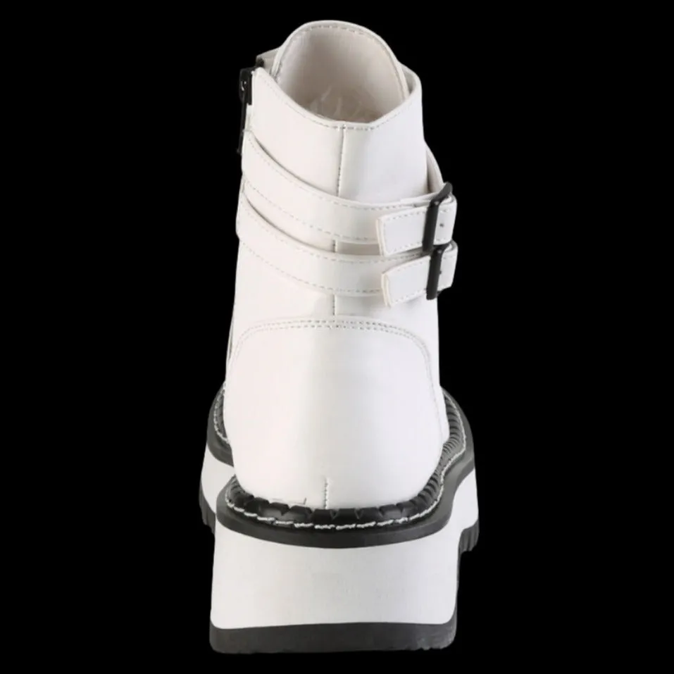 DemoniaCult LILITH 152 Boots White