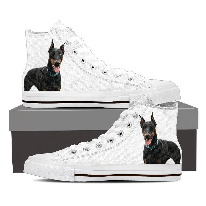 Doberman Women High-Top White