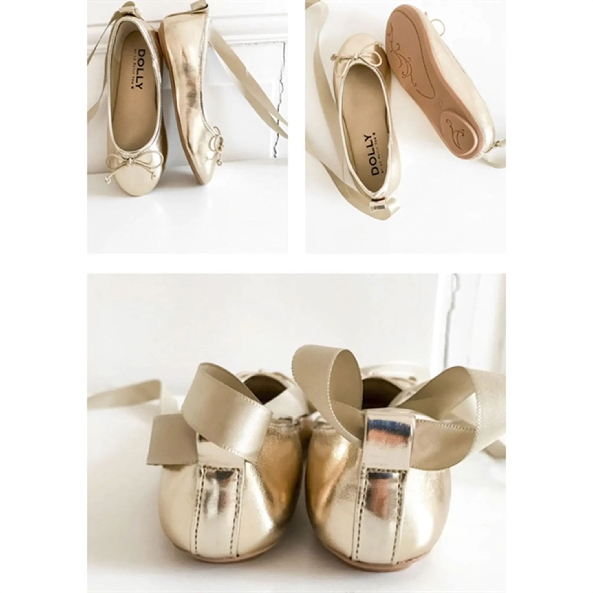 Dolly by Le Petit Tom Ballerina Girls Gold