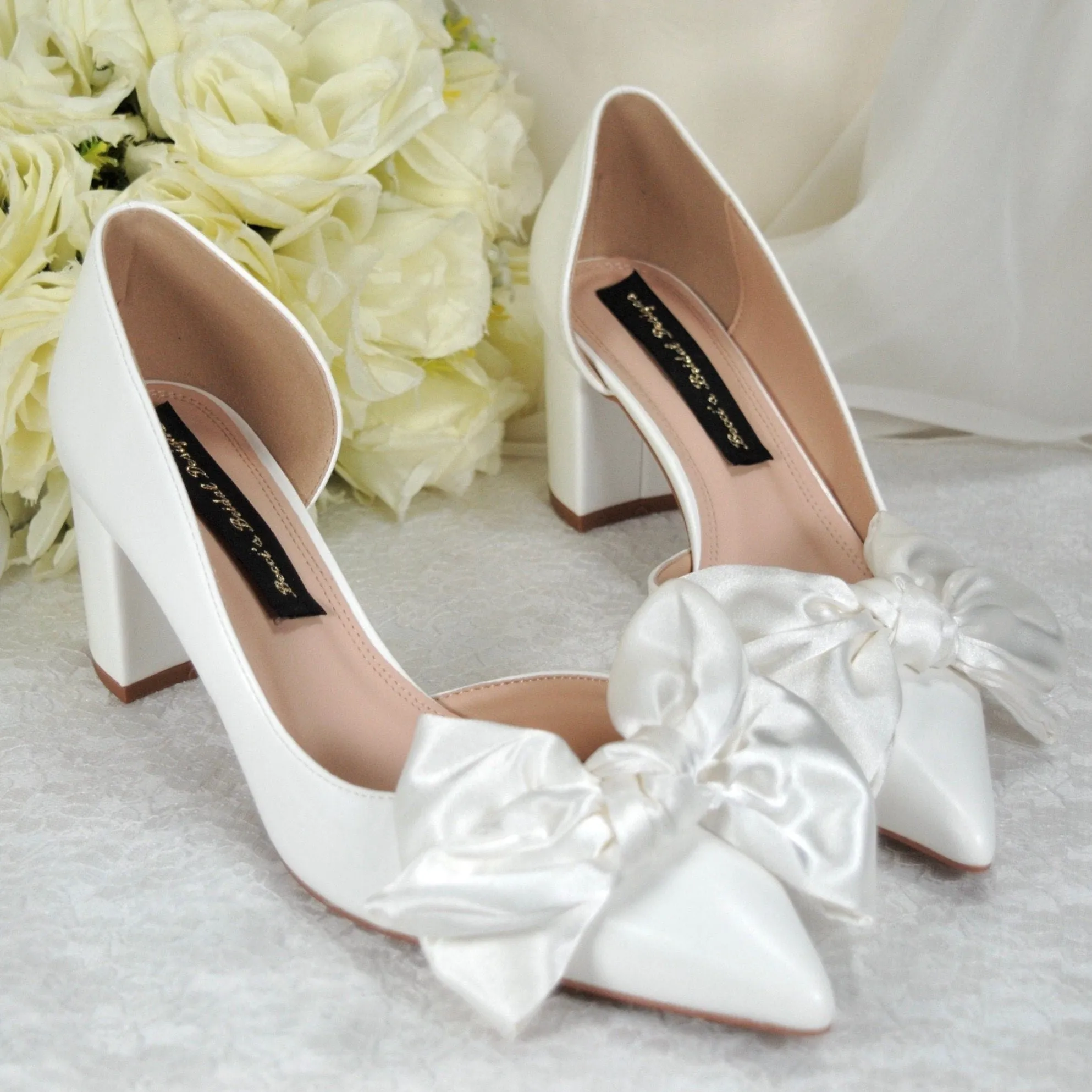 D'Orsey Block Heel with Bow