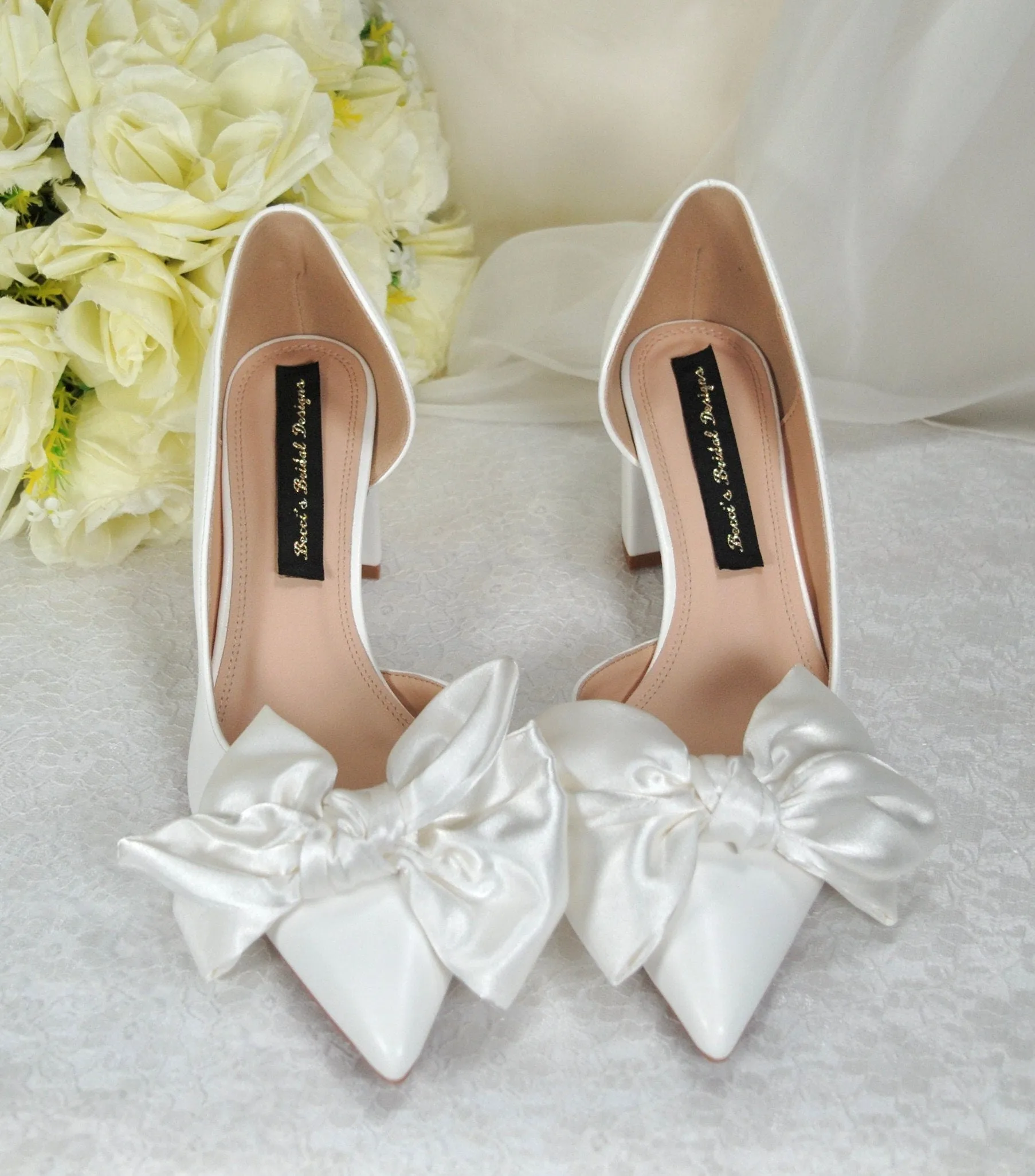 D'Orsey Block Heel with Bow