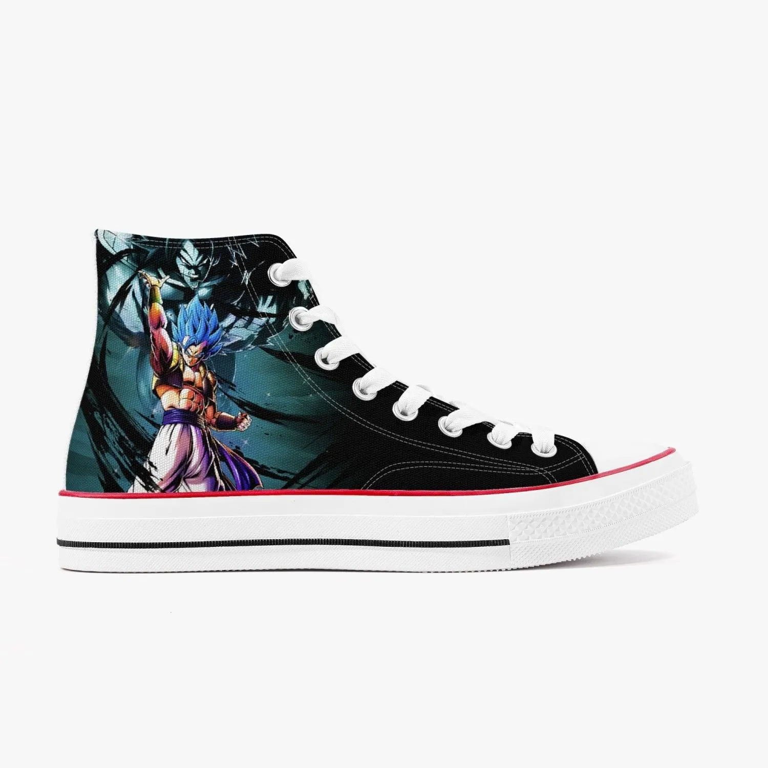 Dragonball Z Gogeta A-Star High White Anime Shoes