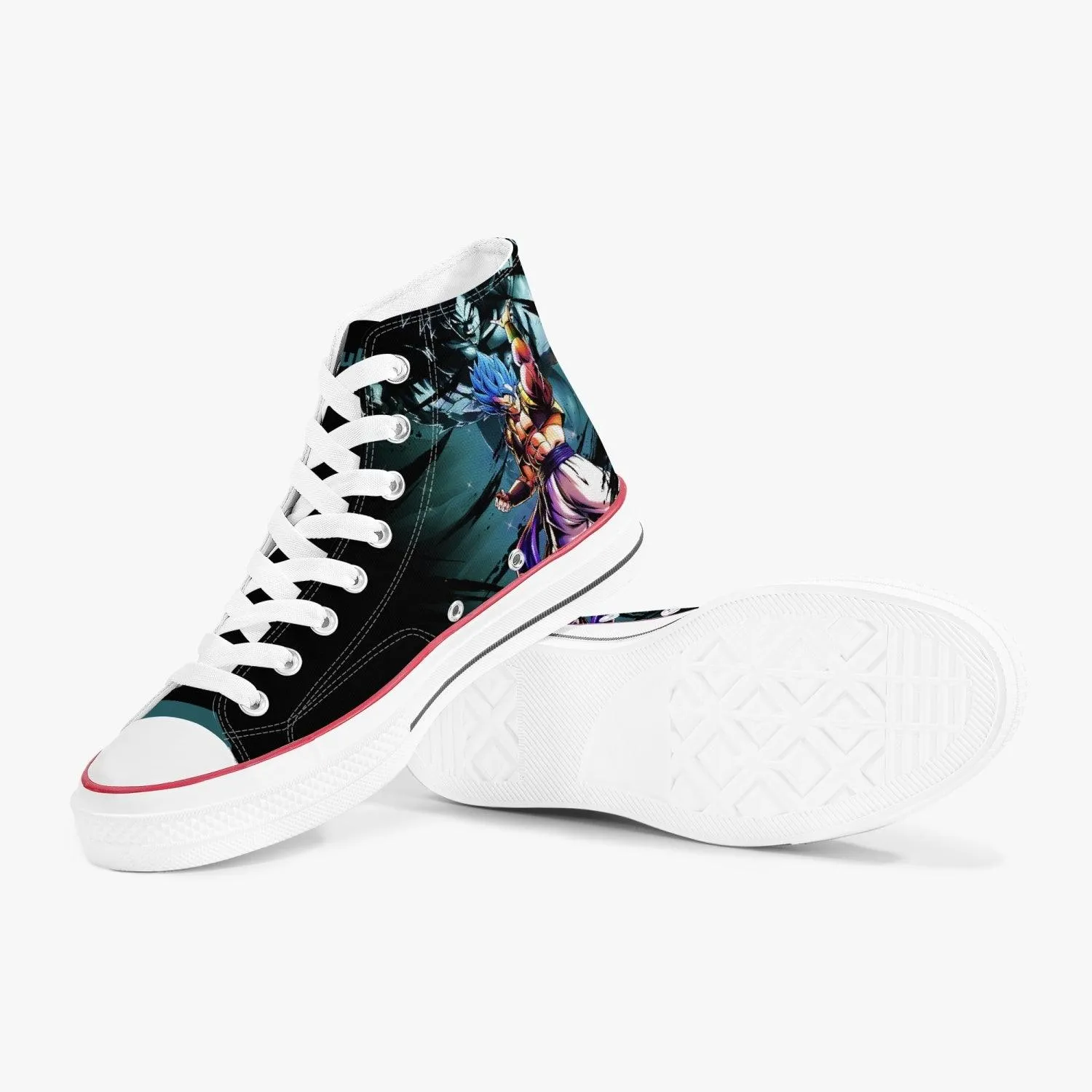 Dragonball Z Gogeta A-Star High White Anime Shoes