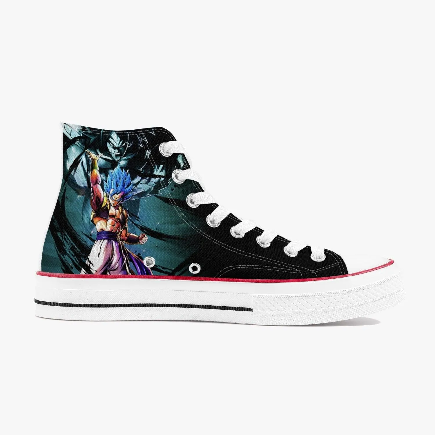 Dragonball Z Gogeta A-Star High White Anime Shoes